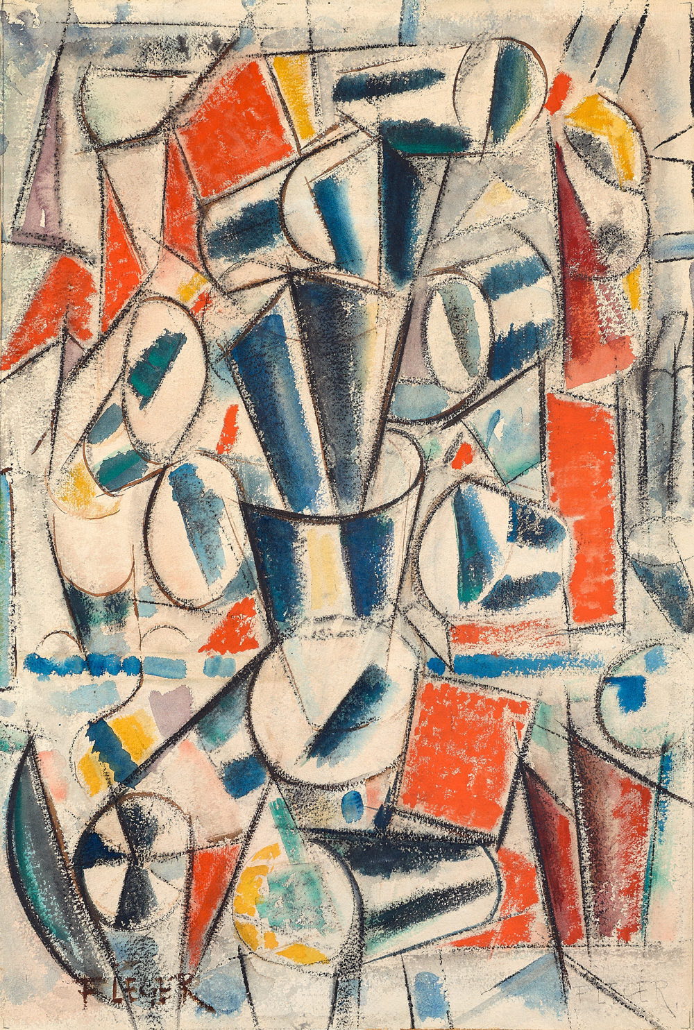 Fernand Léger Nature Morte (Contraste de formes) 1913-14