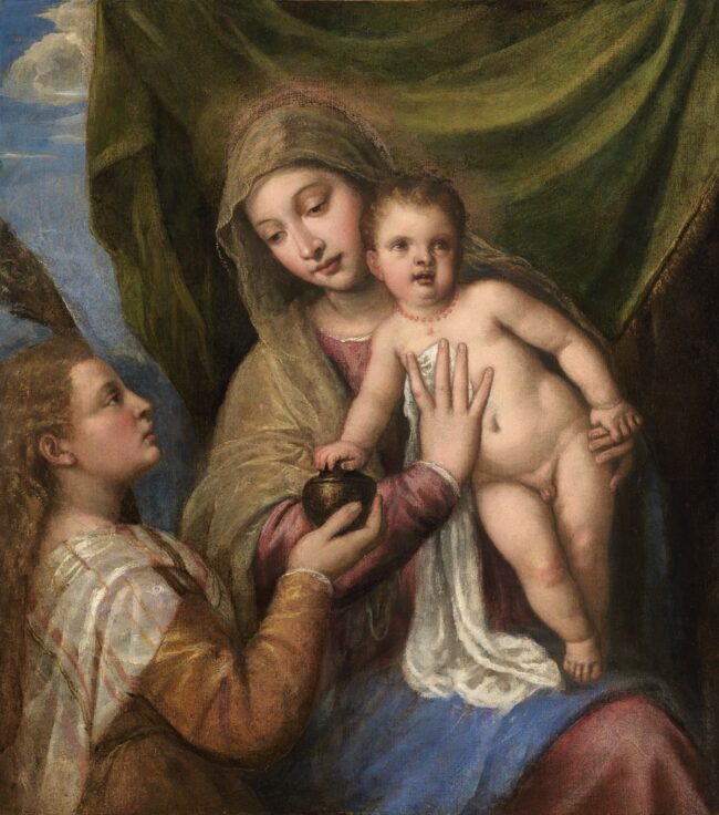 Tiziano Tiziano, Madonna con Bambino e Santa Maria Maddalena