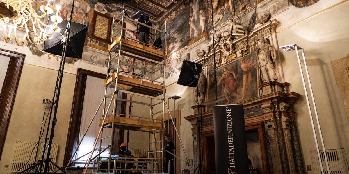 Palazzo Magnani, Unicredit – Haltadefinizione digitalizzazione Sala Carracci.2