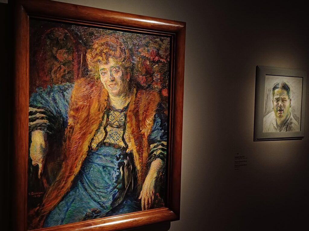Il nuovo allestimento della Pinacoteca di Tortona con La signora Maffi di Boccioni