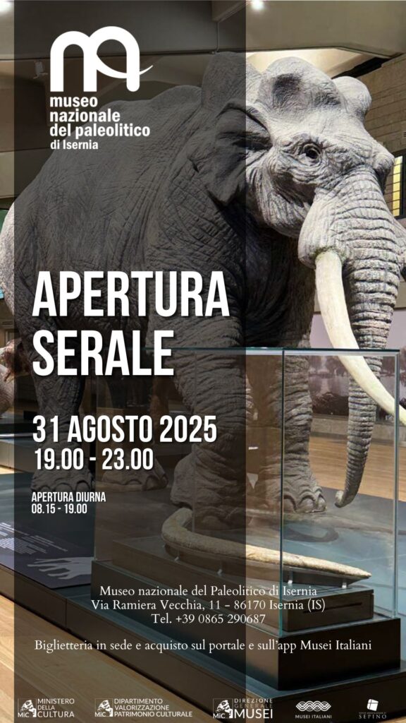 Museo Nazionale del Paleolitico di Isernia: archeologia, arte e storia al chiaro di luna!