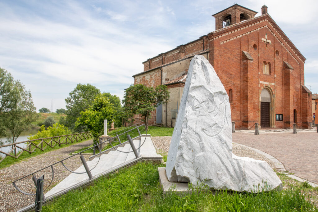 Ad Arena Po, dove il museo è all’aperto, lungo il fiume