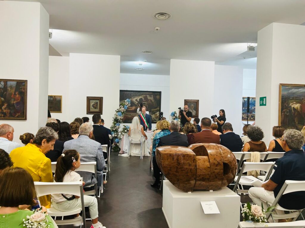 Un matrimonio civile tra le opere di Basilio Cascella al Museo Civico di Pescara