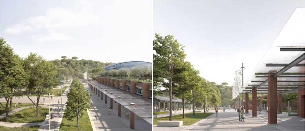 Ecco come sarà il nuovo “Sagrato” firmato Renzo Piano dell’Auditorium Parco della Musica. Il rendering del progetto approvato oggi