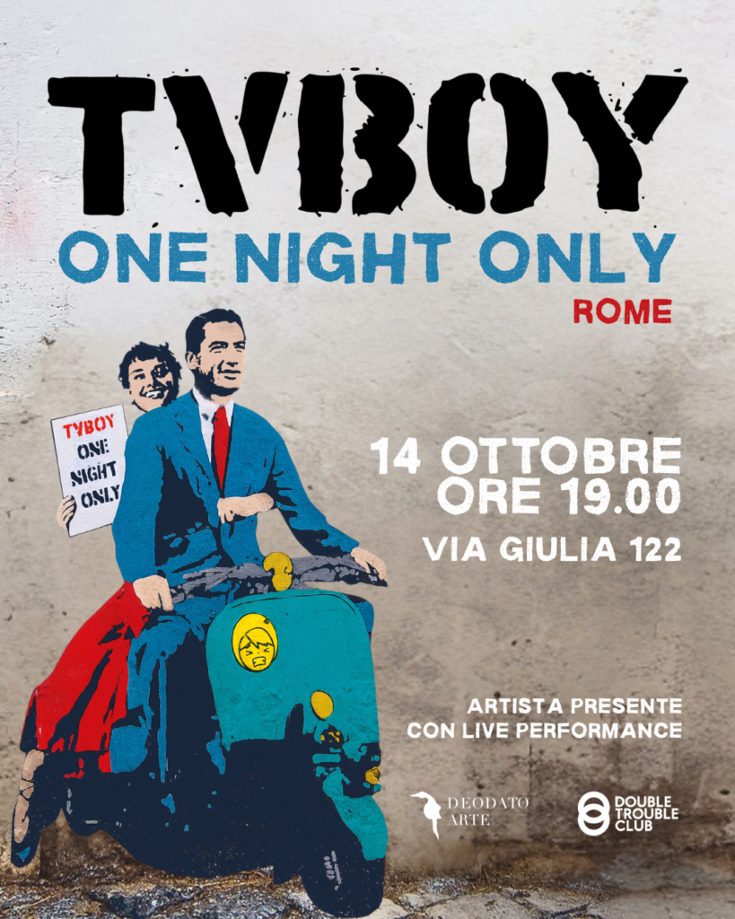 TVBOY: One Night Only – A Roma una serata tra arte, provocazione e poesia urbana