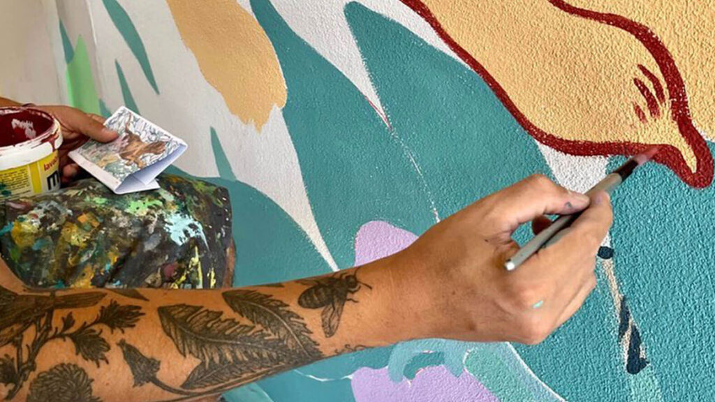 R/ESISTENZA – Reconnect Art: la street art di Lucamaleonte e Sten Lex nell’Oasi di Lipu a Ostia