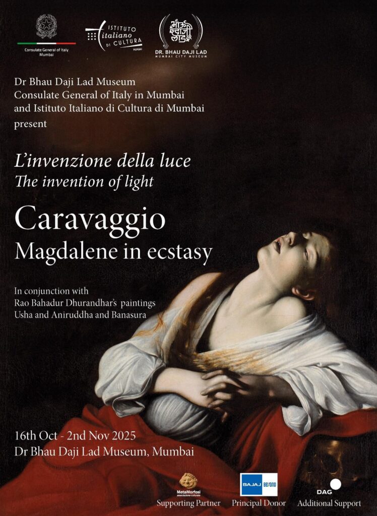 Caravaggio illumina Mumbai con la Maddalena in estasi