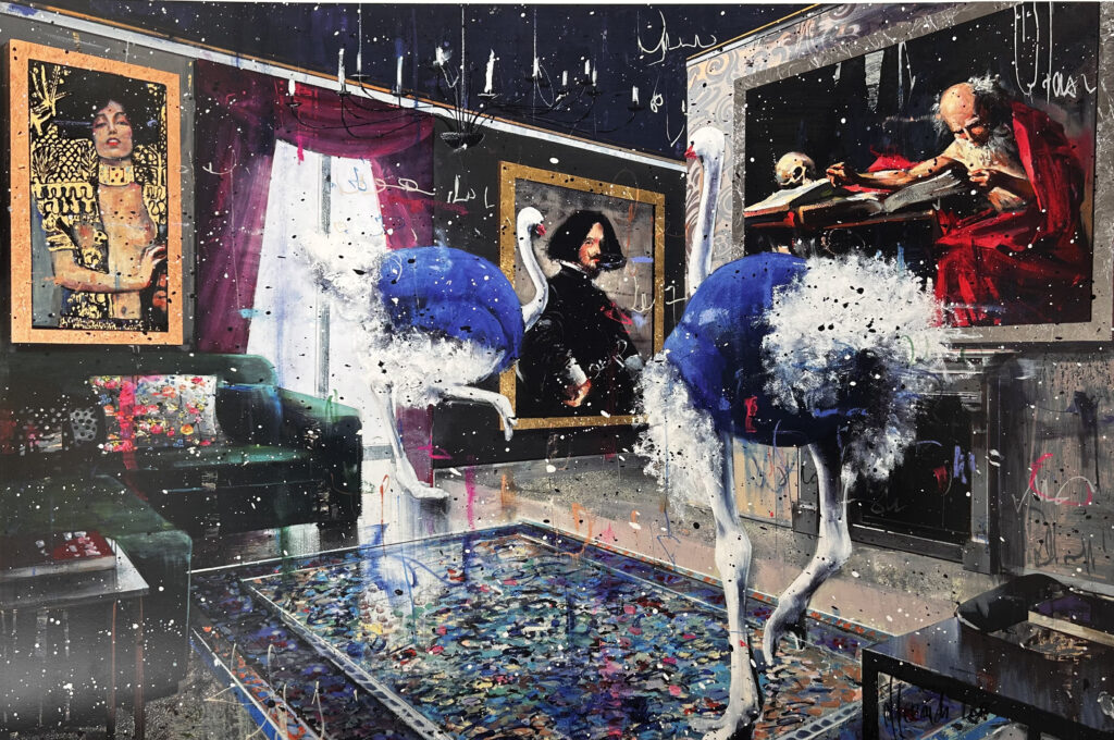 Angelo Accardi e il suo pop surrealista alla galleria Centro d’arte Raffaello