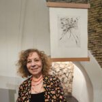 Incanti. La poesia del volo degli uccelli si trasforma nel segno grafico di Natalia Lombardo. Alla Fornace Canova a Roma.