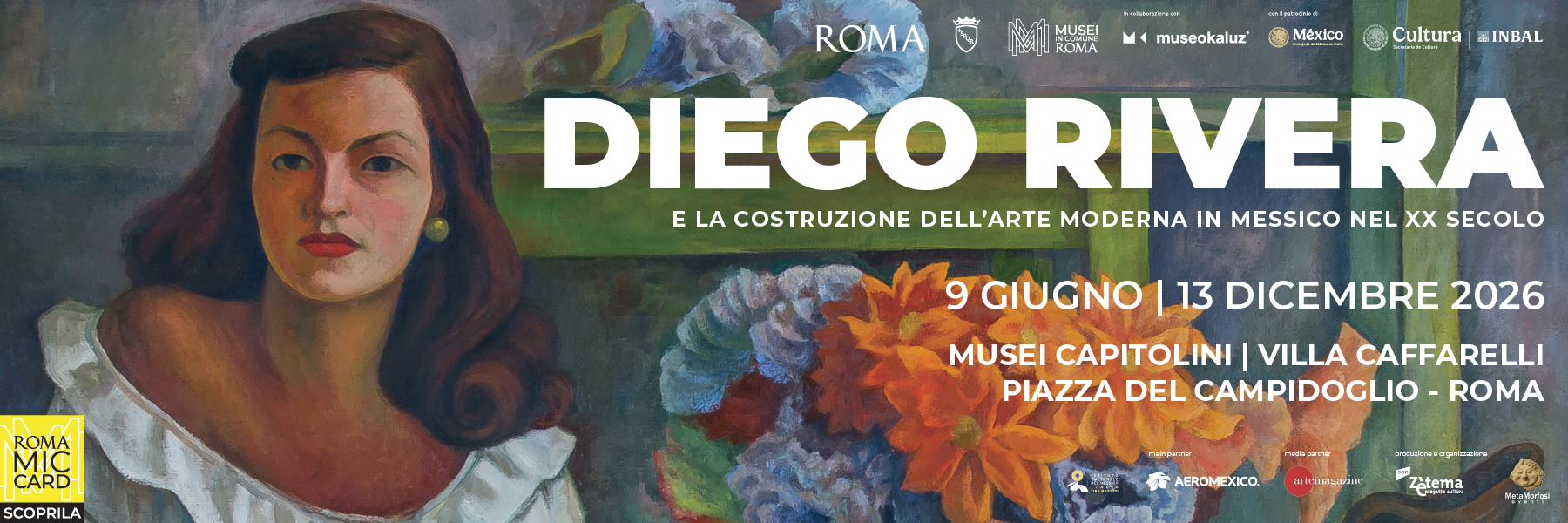 Diego Rivera, Musei Capitolini Villa Caffarelli Roma (striscia home)