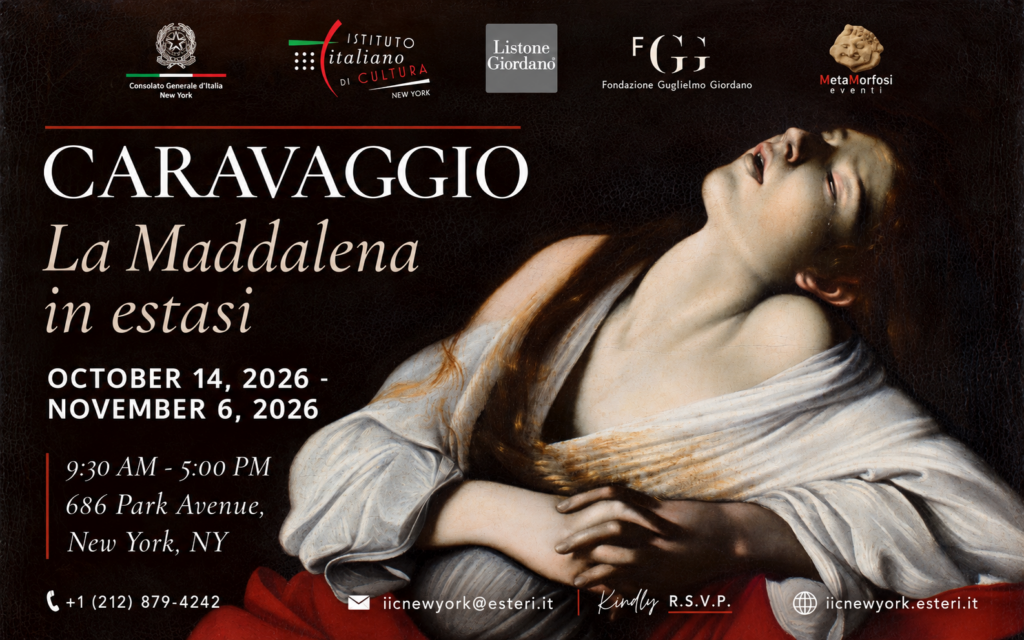 Caravaggio e la Maddalena all’Istituto Italiano di New York