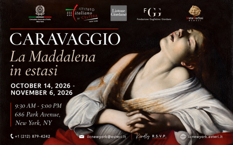Caravaggio e la Maddalena all’Istituto Italiano di New York